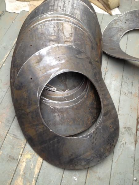 Накладки стальные на тройники усиливающие Т94 серия 4. 903. 10 в. 1